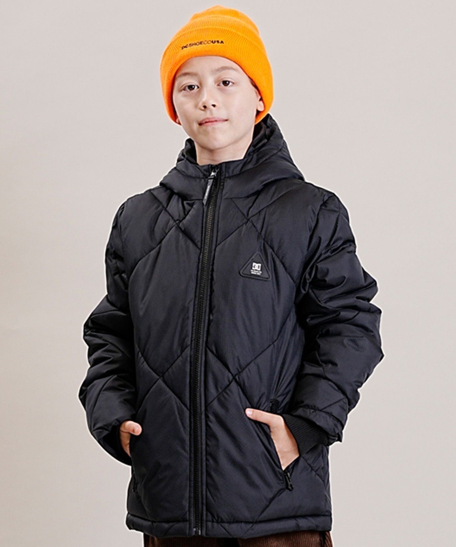 DC/ディーシー PASSAGE PUFFER BOY キッズ ジャケット 撥水 断熱