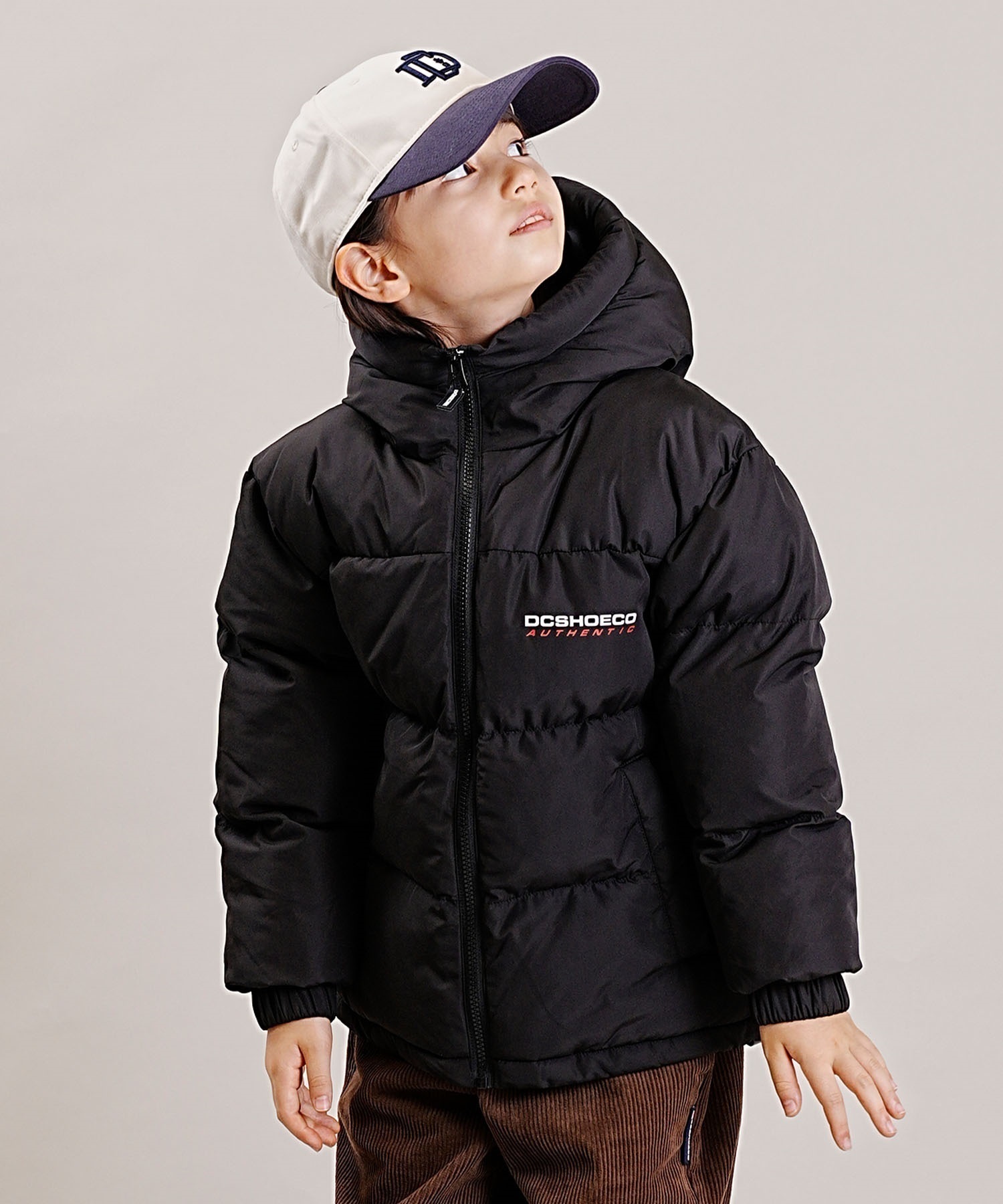 DC/ディーシー 23 KD PADDED HOODED JACKET23 キッズ パデッド フーデッド ジャケット ジャケット スケートボード 中綿JKT YJK234520(BLK-130cm)