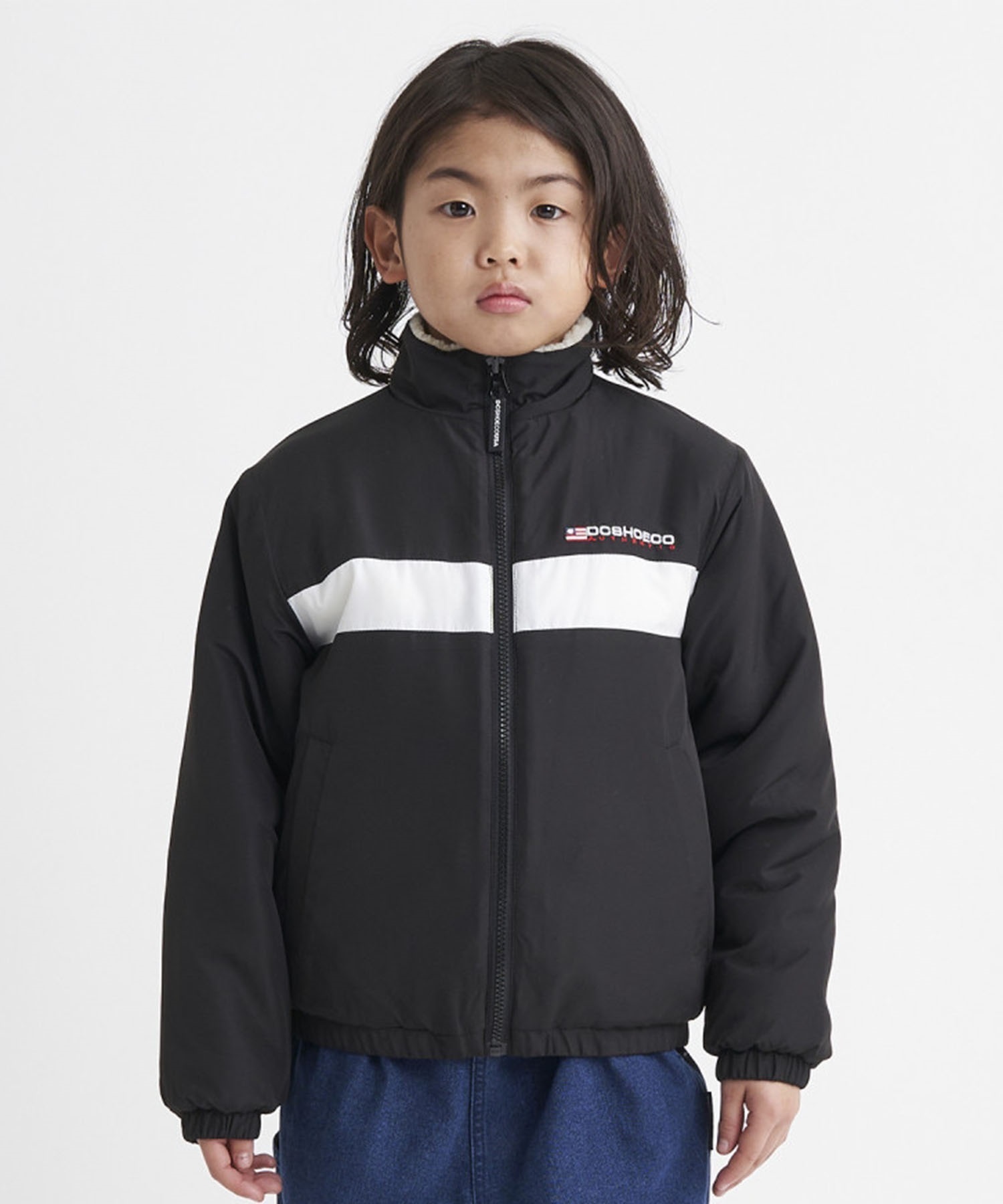 DC/ディーシー 23 KD REVERSIBLE STAND JACKET23 キッズ リバーシブル