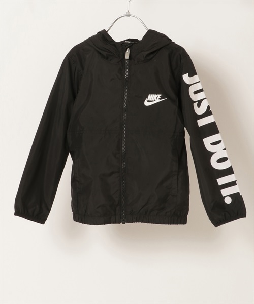 Nike Kids Sportswear Windrunner Hooded Jacket Black/White 850443
