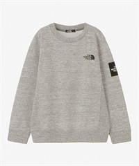 THE NORTH FACE/ザ・ノース・フェイス Square Logo Crew スクエアロゴクルー キッズ トレーナー スウェット クルーネック NTJ12117 Z