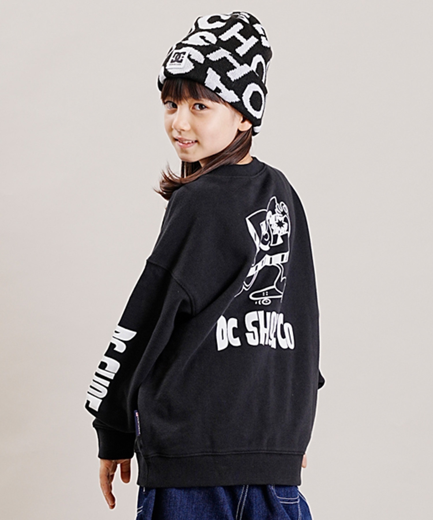 DC/ディーシー 23 KD PLAYTIME CREW PULLOVER23 キッズ プレイタイム 