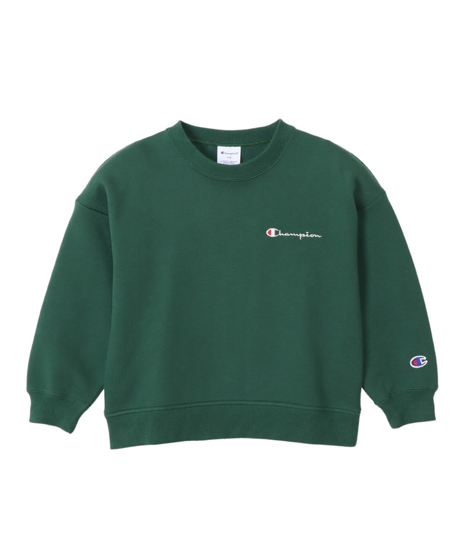 CHAMPION/チャンピオン キッズ トレーナー クルーネック スウェット 長袖 裏起毛 セットアップ対応 CK-Y004(570-100cm)