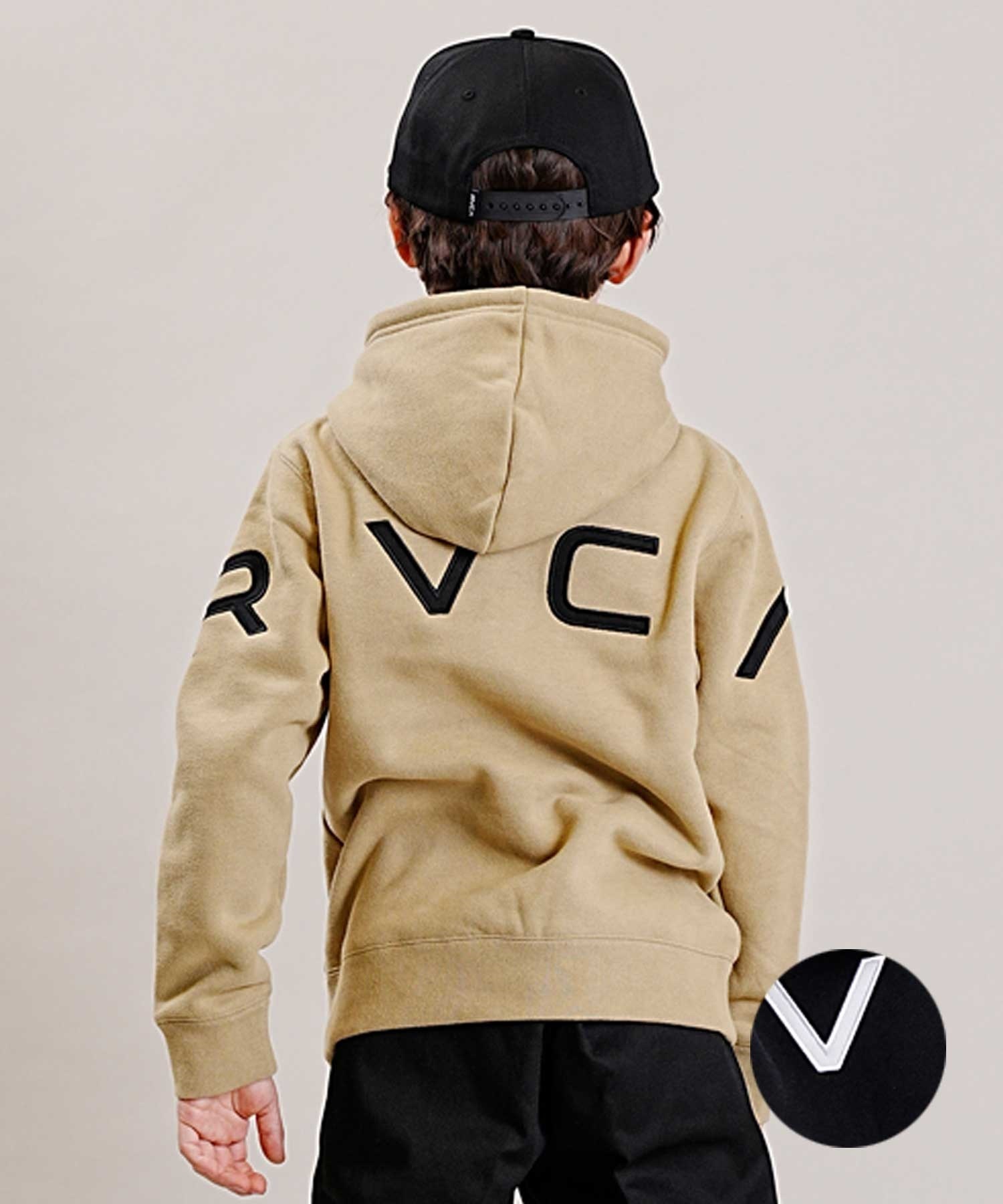 RVCA/ルーカ FAKE RVCA HOODIE キッズ ジュニア パーカー バック