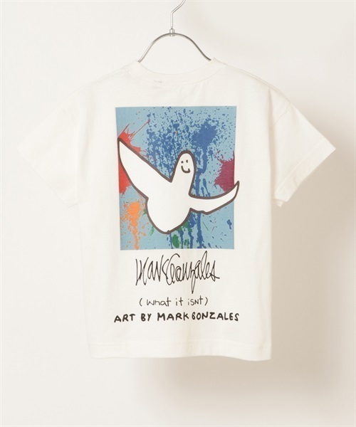 What it isNt ART BY MARKGONZALES アートバイ マークゴンザレス 47130227 キッズ 半袖Tシャツ KK D22(WTWT-100cm)