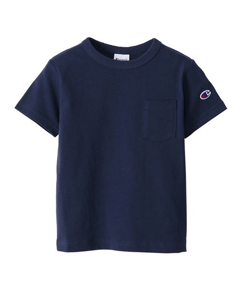 Champion チャンピオン CK-T303 NV キッズ ジュニア 半袖Tシャツ KK1