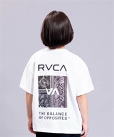 RVCA ルーカ BD045-223 キッズ 半袖Tシャツ KX1 D22(BKWT-130cm)