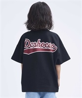 DC ディーシー 23 KD ON THE TEAM SS23 キッズ オンザチーム ショートスリーブ ティーシャツ Tシャツ スケートボード ワイドフィット YST232610(WHT-100)