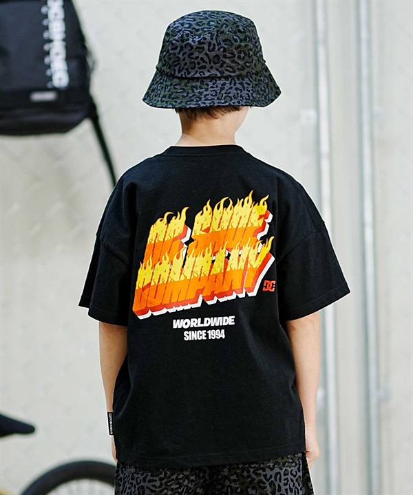 【クーポン対象】DC ディーシー 24 KD BURNER SS  キッズ ジュニア 半袖 Tシャツ ワイドシルエット YST241518