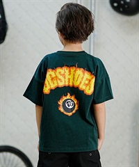 【クーポン対象】DC ディーシー FLAME SS24 フレイム キッズ ショートスリーブ Tシャツ スケートボード 親子コーデ YST242505