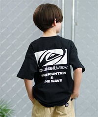 QUIKSILVER クイックシルバー 半袖 Tシャツ キッズ バックプリント SATURN BOX ST KST242621M ムラサキスポーツ限定