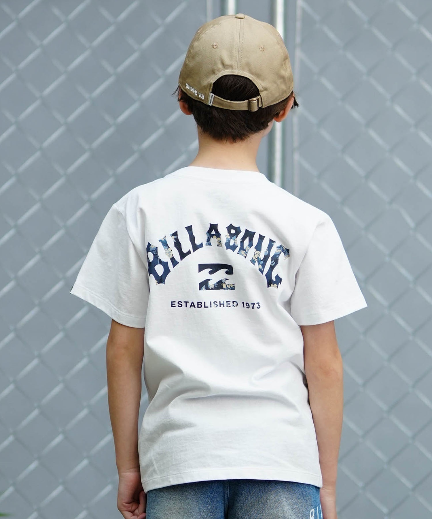 BILLABONG ビラボン ARCH FILL キッズ 半袖 Tシャツ バックプリント BE015-200(WHT-130cm)