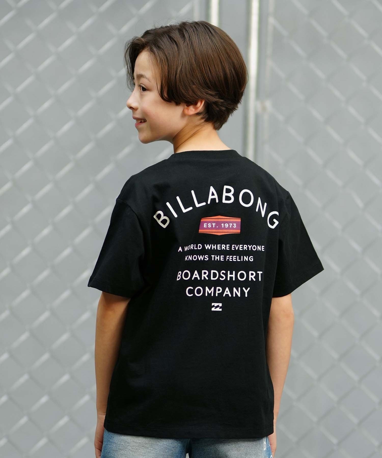 BILLABONG ビラボン PEAK キッズ 半袖 Tシャツ バックプリント