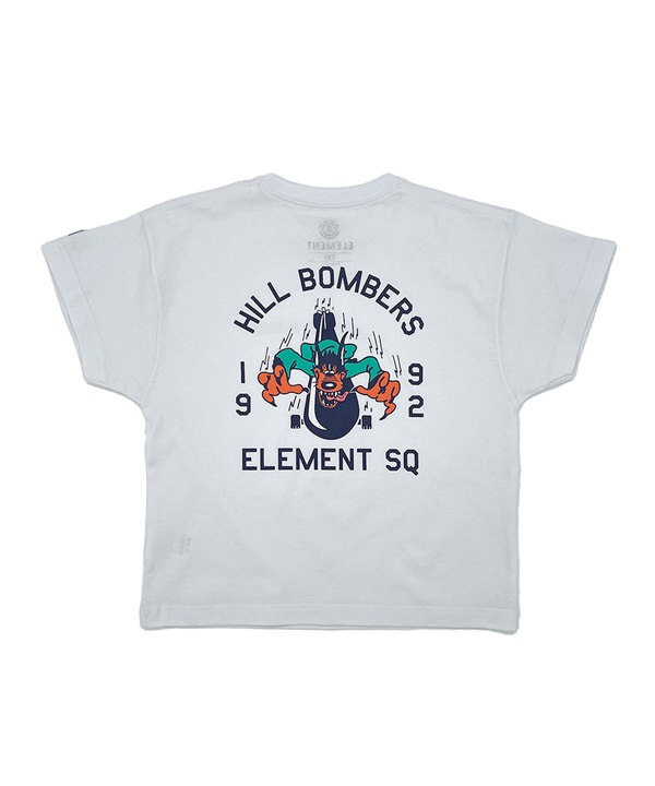 ELEMENT エレメント キッズ Tシャツ 半袖 バックプリント HILL BOMB SS YOUTH BE02E-236