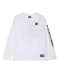 STARTER スターター LOGO STBL-LSTK01 キッズ 長袖Tシャツ(WHITE-130)