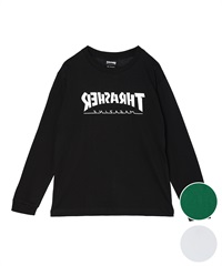 THRASHER スラッシャー LOGO MAGAZINE MIRROR LOGO 23A460-42 キッズ 長袖Tシャツ