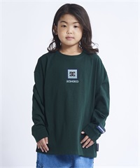 【クーポン対象】DC ディーシー SQUARE STAR YLT231513 キッズ ジュニア 長袖 Tシャツ 120cm～160cm KX1 A9