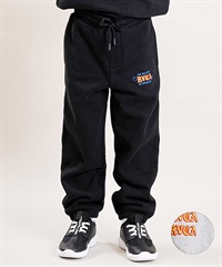 RVCA/ルーカ SCRIPT PANT キッズ ジュニア スウェットボトム ロング パンツ BD046-741(BLK-130cm)