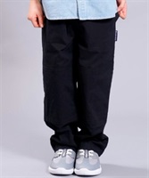 DC ディーシー WIDE DOUBLE KNEE PANT YPT231504 キッズ ジュニア ロングパンツ ロンパン 130cm～160cm KX1 A9(BLK-130cm)