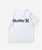Hurley ハーレー BRG2331001 キッズ ユース ラッシュガード 半袖 UVケア ストレッチ 水陸両用 ユーティリティ ラッシュTシャツ KX2 E18