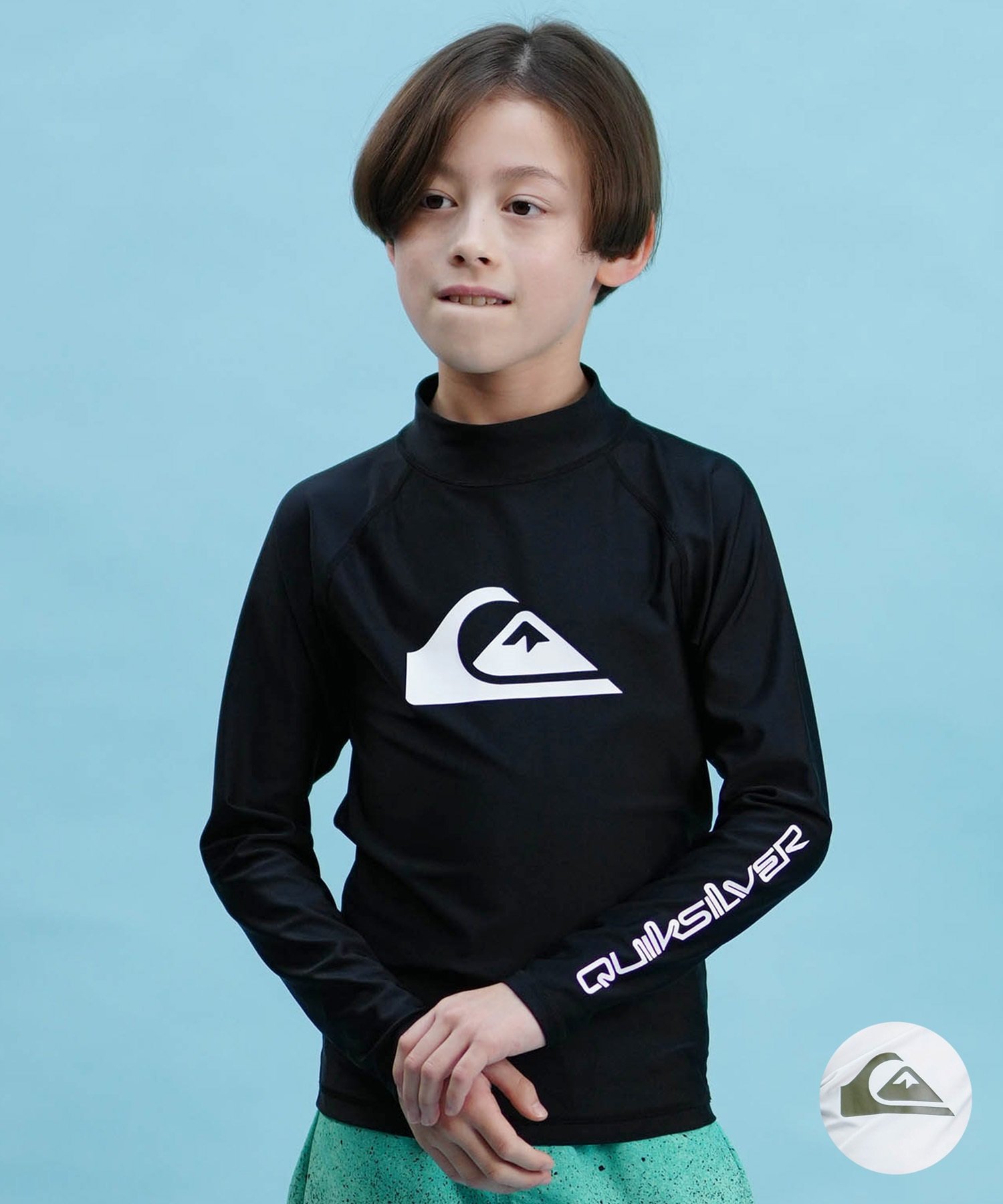 quiksilver ショップ ラッシュ ガード キッズ