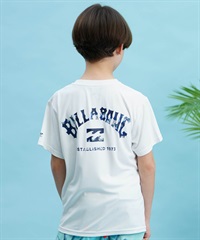 BILLABONG ビラボン ラッシュガード キッズ 半袖 Tシャツ バックプリント UVカット BE015-854