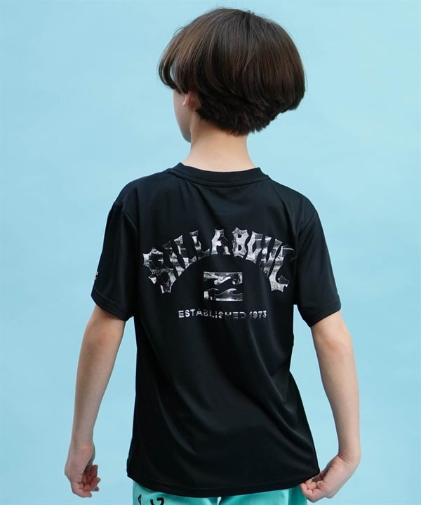 BILLABONG ビラボン ラッシュガード キッズ 半袖 Tシャツ バックプリント UVカット BE015-854
