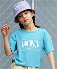 ROXY ロキシー キッズ Tシャツ 半袖 リブ ラメ ロゴ TST242057