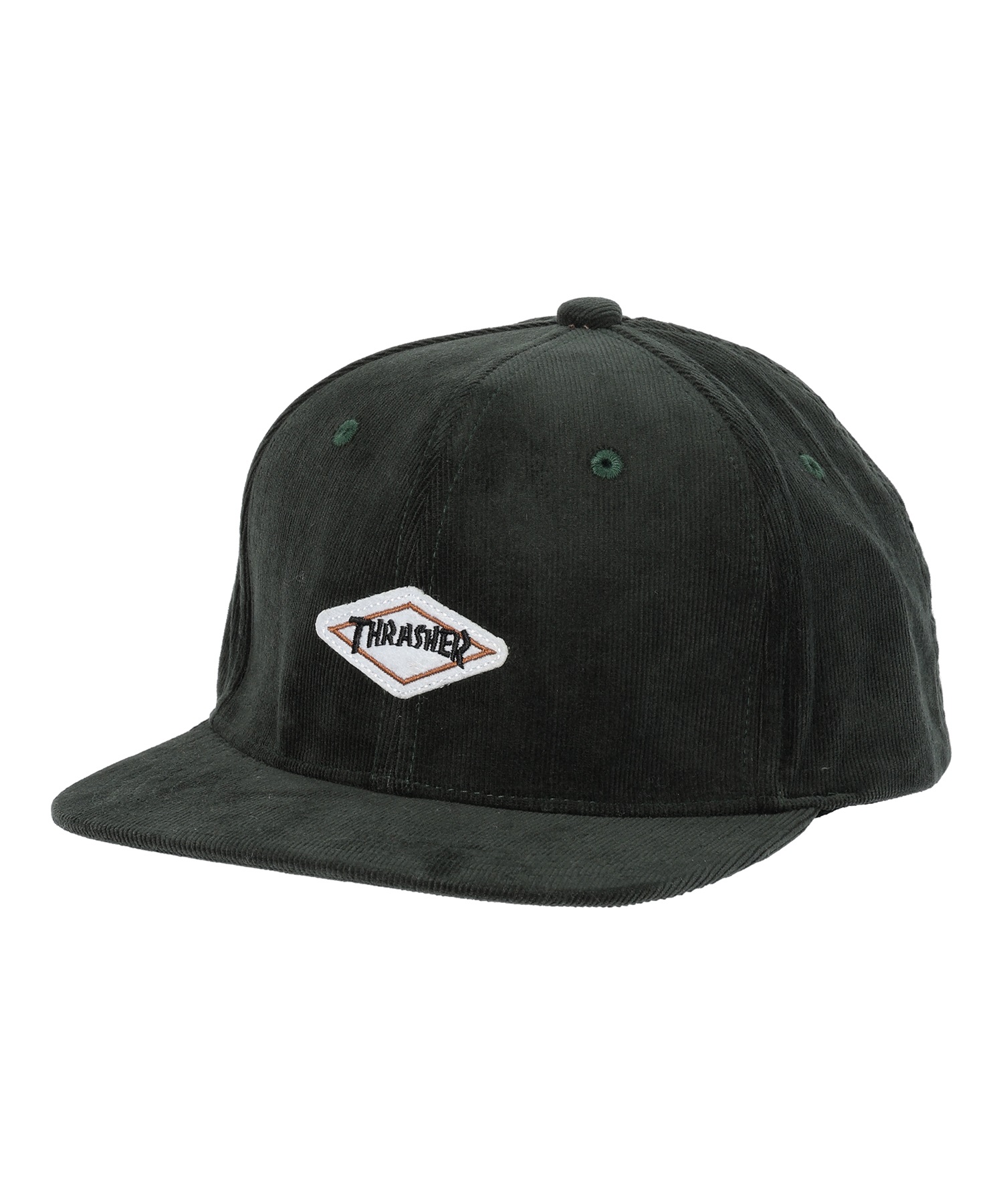 THRASHER スラッシャー CAP  22TH-C51K キッズ キャップ(GRN-F)