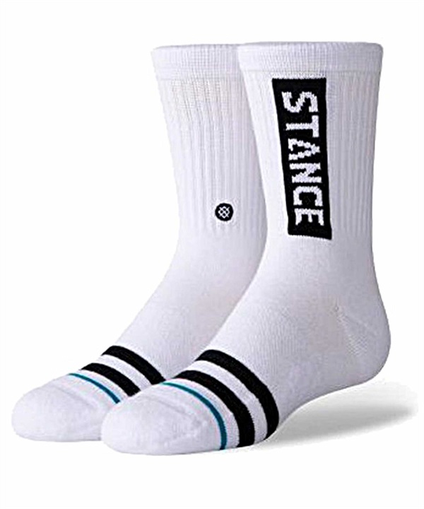 STANCE スタンス キッズ ジュニア ソックス 靴下 OG ST KIDS K526A20OGK#WHT