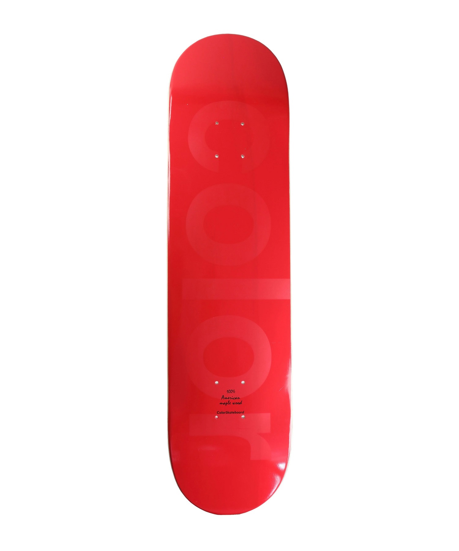 キッズ スケートボード デッキ ColorSkateboard カラースケートボード PHANTOM RD 7.25inch KK4 K21(RD-7.25inch)