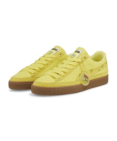 PUMA プーマ x スポンジ・ボブ SUEDE スウェード 391008 シューズ スニーカー ユニセックス コラボ KX1 C18(01-26.0cm)