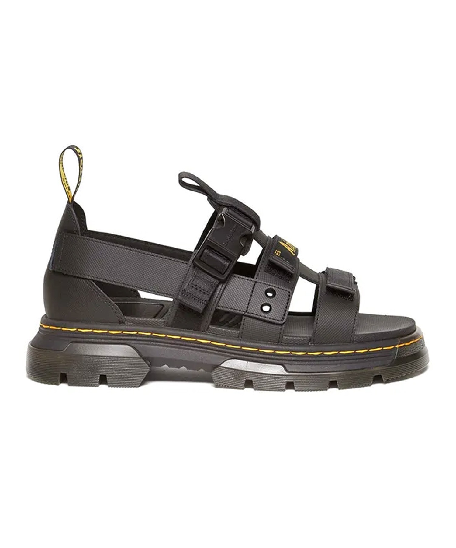 Dr.Martens ドクターマーチン PEARSON マルチストラップ サンダル メンズ レディース シューズ 軽量 31574001(BLACK-22.0cm)