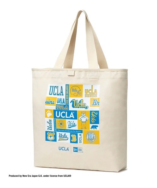 NEW ERA/ニューエラ キャンバストート UCLA ミックスロゴ 13529448 トートバッグ KK1 D25(WTWT-ONESIZE)