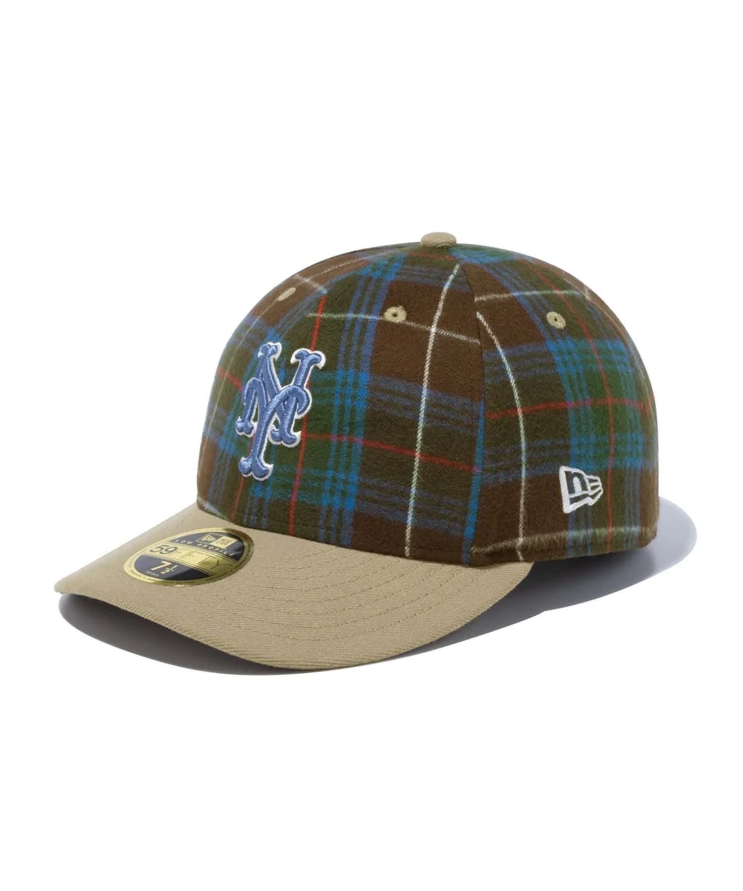 NEW ERA/ニューエラ LP 59FIFTY MLB Plaid タータンチェック ニューヨーク・メッツ キャップ 13750866(BKHA-7)