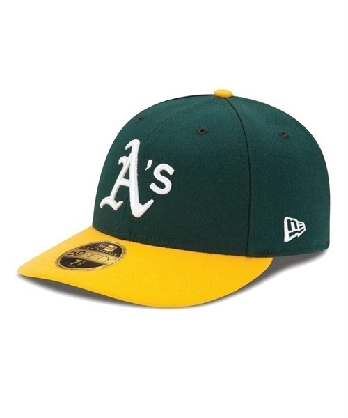 NEW ERA/ニューエラ キャップ LP 59FIFTY MLB オンフィールド オークランド・アスレチックス ホーム 13554935(GRYE-7)