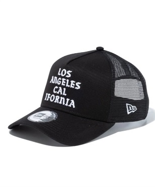 NEW ERA/ニューエラ キャップ 9FORTY A-Frame トラッカー メッシュキャップ Los Angeles California ブラック 13518060