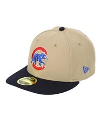 NEW ERA/ニューエラ LP 59FIFTY 1916 2016 シカゴ・カブス キャメル ネイビーバイザー キャップ 帽子 ムラサキスポーツカスタムカラー 70761988(CMLNV-7)