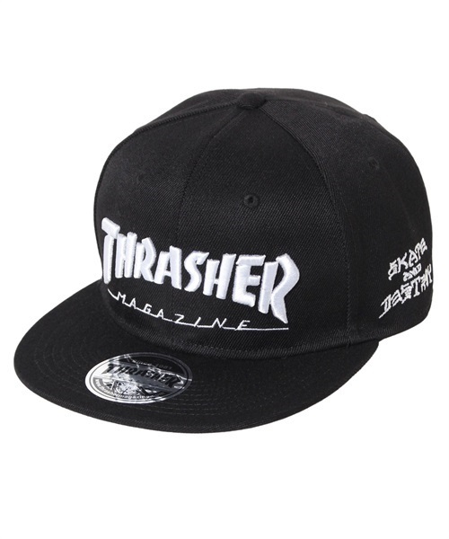 美品の通販 THRASHER スラッシャー 黒帽子 キャップ メンズ