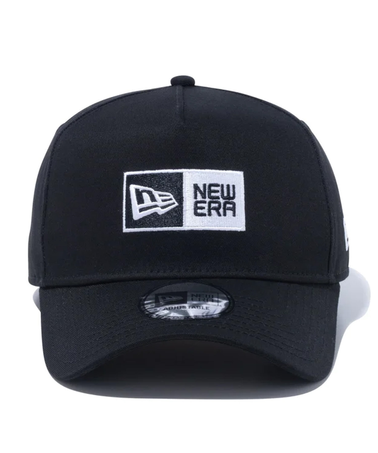 NEW ERA/ニューエラ 9FORTY A-Frame Box Logo ボックスロゴ ブラック × ホワイト キャップ 帽子 9FORTYAF 13751006(BKWT-ONESIZE)