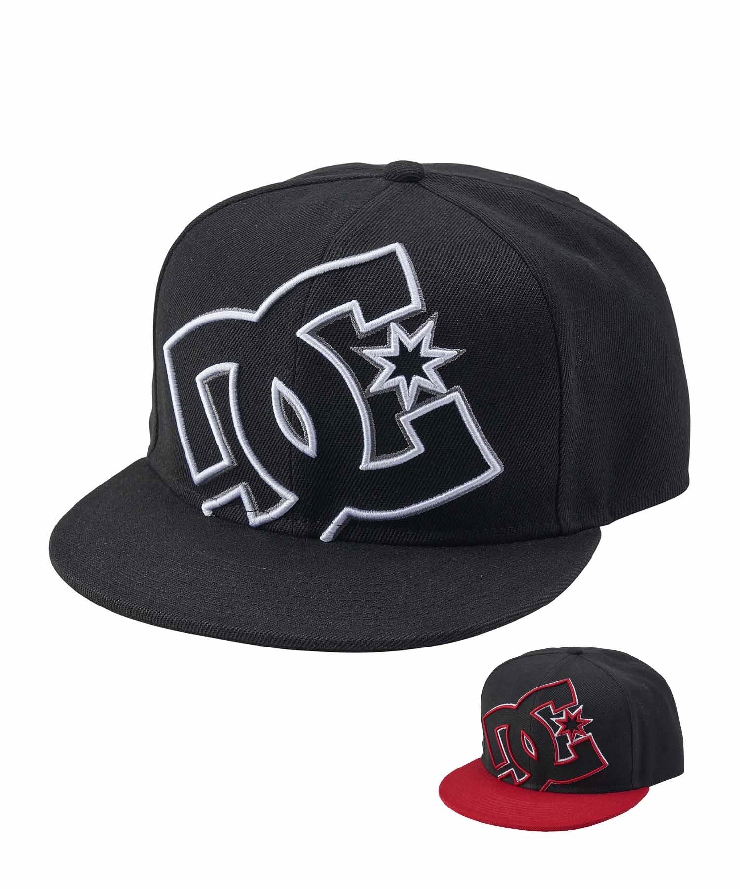 DC/ディーシー DOUBLEUP SNAPBACK キャップ DCP241212(BKR-FREE)