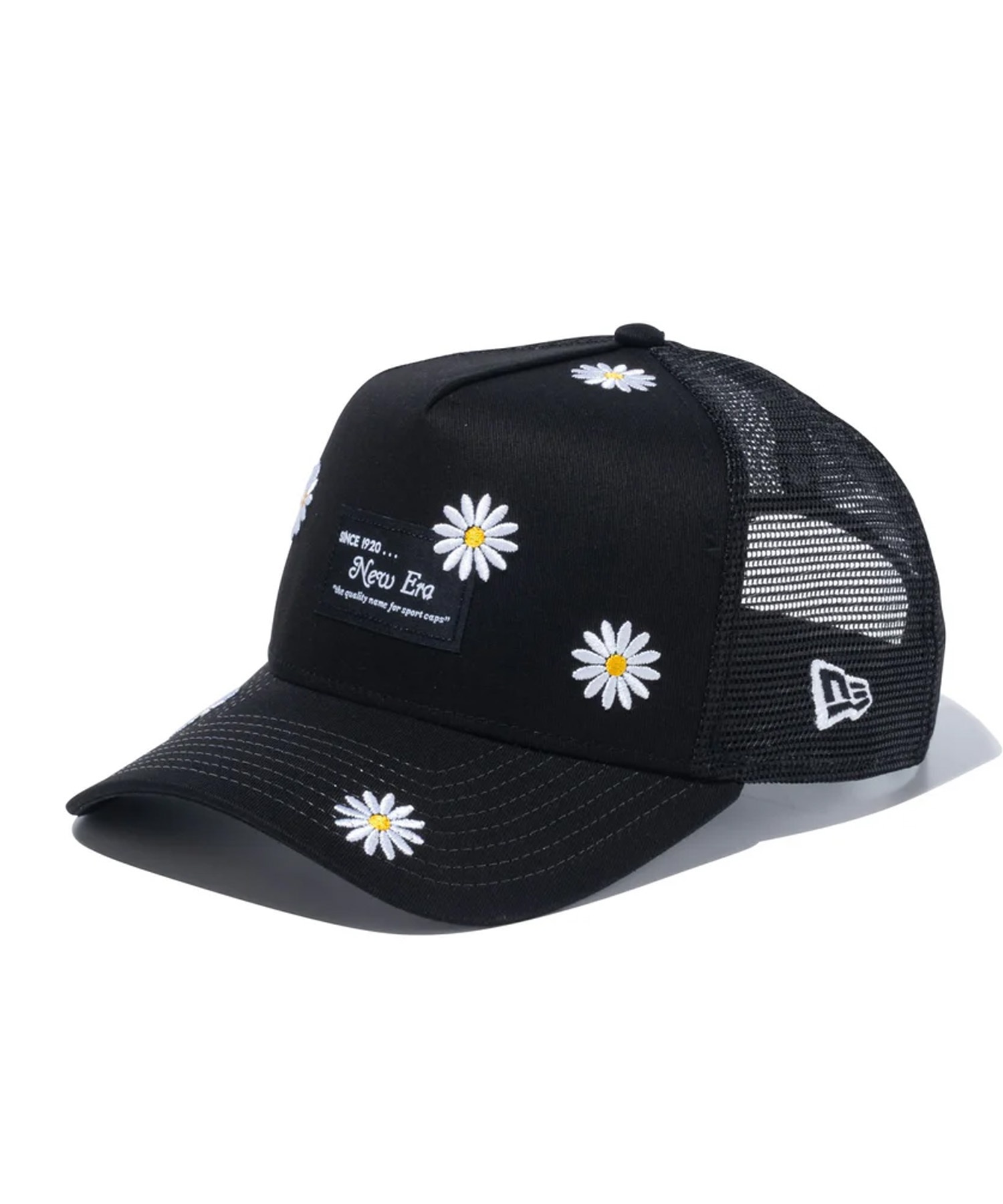 NEW ERA ニューエラ キャップ 帽子 9FORTY A-Frame トラッカー Flower Embroidery ウーブンパッチ ブラック  14109724 キャップ｜ムラサキスポーツオンラインストア 通販