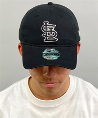 NEW ERA/ニューエラ 9TWENTY セントルイス・カージナルス ブラック×ホワイト キャップ 帽子 14329628 ムラサキスポーツ限定