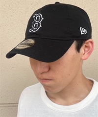 NEW ERA/ニューエラ 9TWENTY ボストン・レッドソックス ブラック×ホワイト キャップ 帽子 14329659 ムラサキスポーツ限定