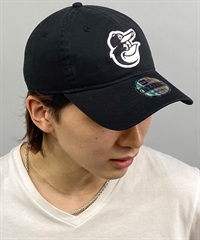 NEW ERA/ニューエラ 9TWENTY ボルティモア・オリオールズ ブラック×ホワイト キャップ 帽子 14329660 ムラサキスポーツ限定(BLK-FREE)