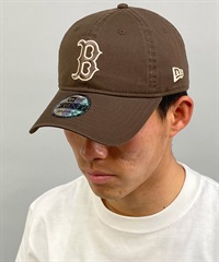 NEW ERA/ニューエラ 9TWENTY ボストン・レッドソックス ウォルナット キャップ 帽子 14329658 ムラサキスポーツ限定