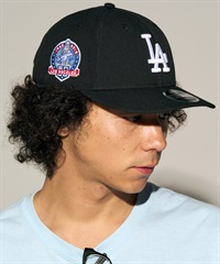 NEW ERA ニューエラ LP 9FIFTY ロサンゼルス・ドジャース ブラック×ホワイト キャップ 帽子 14353254 ムラサキスポーツ限定(BLK-ONESIZE)