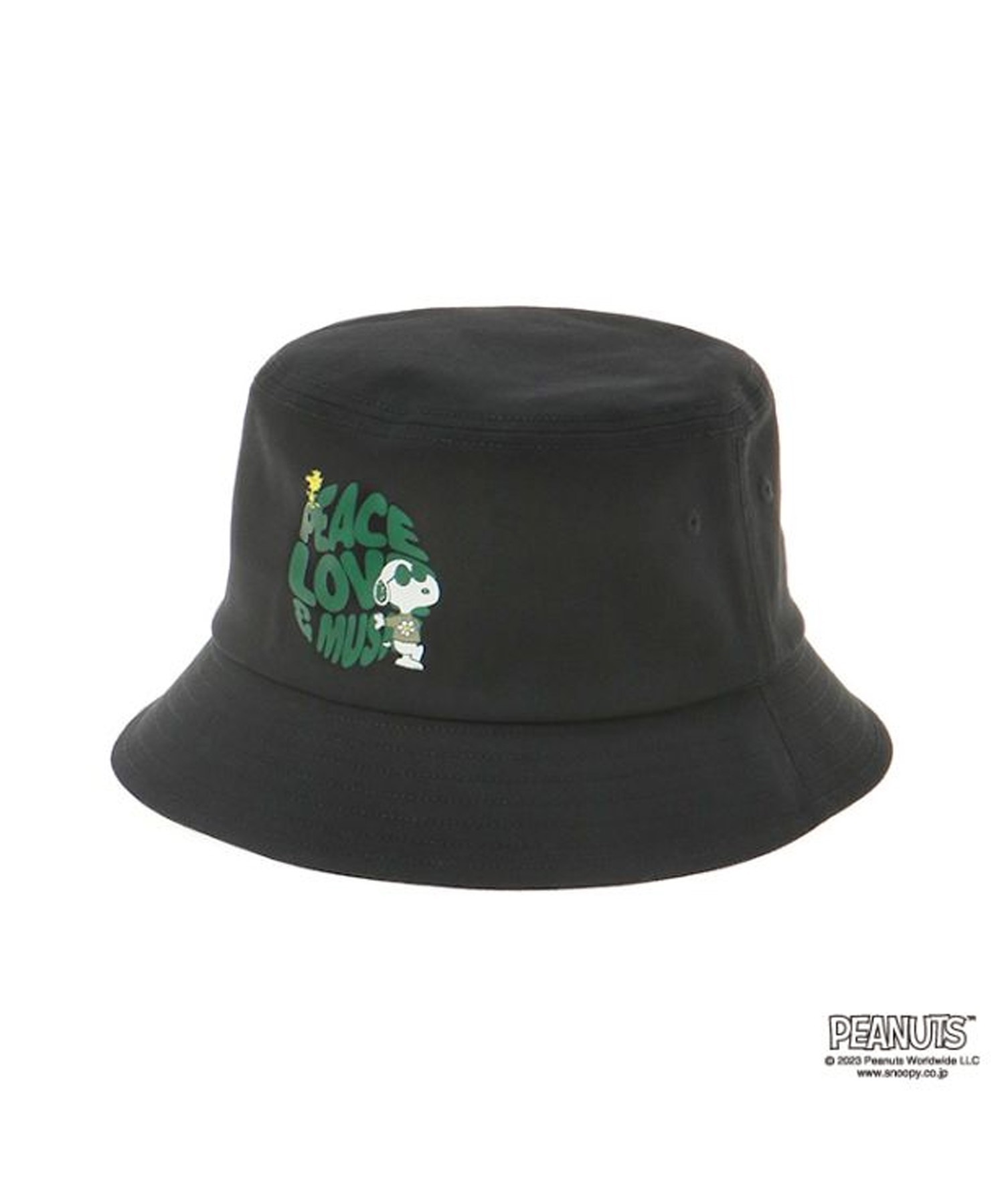 Manhattan Portage/マンハッタンポーテージ Peanuts Bucket Hat スヌーピー コラボ バケットハット バケハ 帽子 フリーサイズ MP226(BK/GR-FREE)