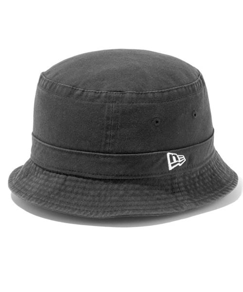 NEW ERA/ニューエラ ハット バケット02 ウォッシュドコットン ブラック 11135999(BLK-ML)