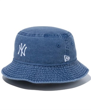 NEW ERA/ニューエラ ハット バケット01 ニューヨーク・ヤンキース アシッドウォッシュ ネイビー MLB 13515808